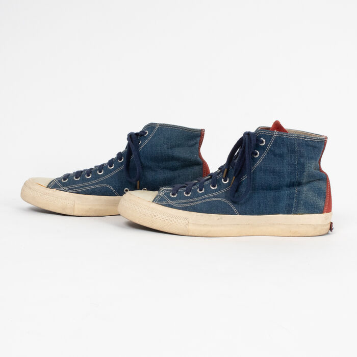 Visvim Denim & Suede Skagway High Tops