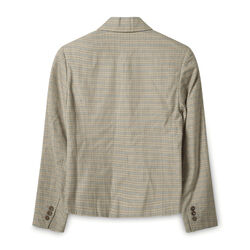 Barney's New York Plaid Skirt Suit