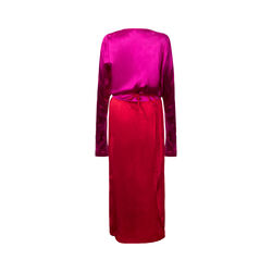 Attico Gabriela Long Sleeve Wrap Dress