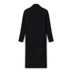 Harmony Men's Ribbed Trench - Black