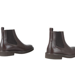 A.P.C. Dark Brown Chelsea Boots