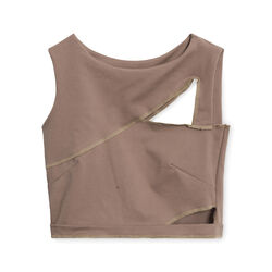Khaki Cut Out Top