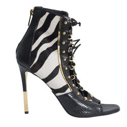 Balmain Fall Winter 2017 Zebra Heels