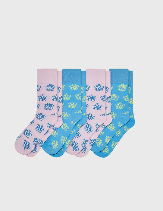 KROST x Barneys Floral Icon Socks (2-Pck)