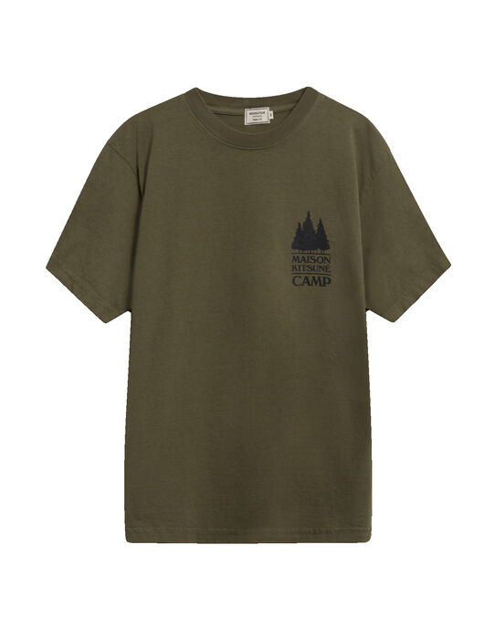US MK Camp Short-Sleeved Tee-Shirt - Dark Khaki