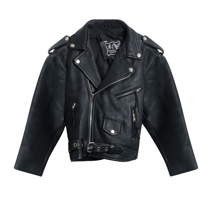 A-1 Genuine Leather Moto Jacket (Kids)