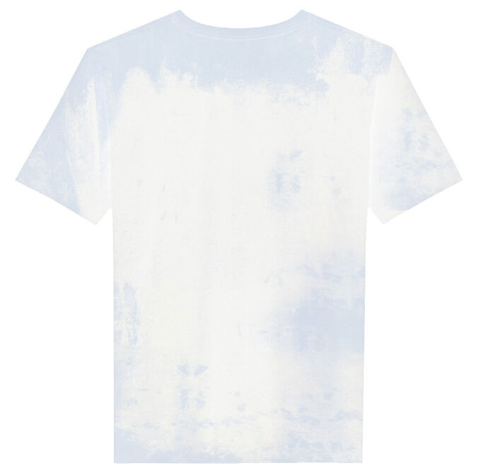Club Fantasy In Bloom Tee in Blue/White Tie-Dye