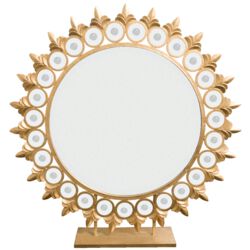 Vintage Sunburst Standing Mirror