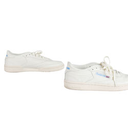 Reebok Club C 85 Sneaker- Cream/Baby Blue