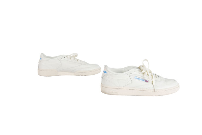 Reebok Club C 85 Sneaker- Cream/Baby Blue