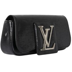 Louis Vuitton Black Epi and Patent Leather Clutch