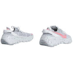 Nike Women's Space Hippie 04 Sneaker in Summer White/Hyper Crimson