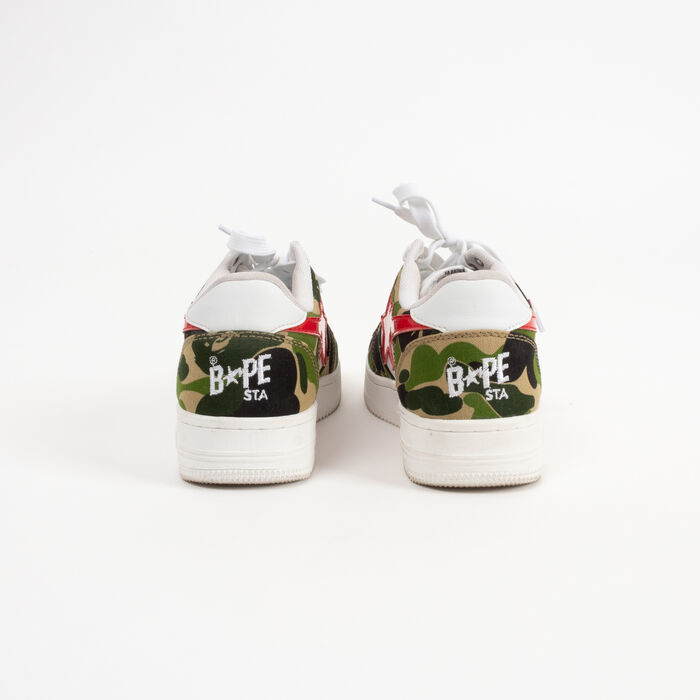 Bape Camo Bapesta Low with Patent Star