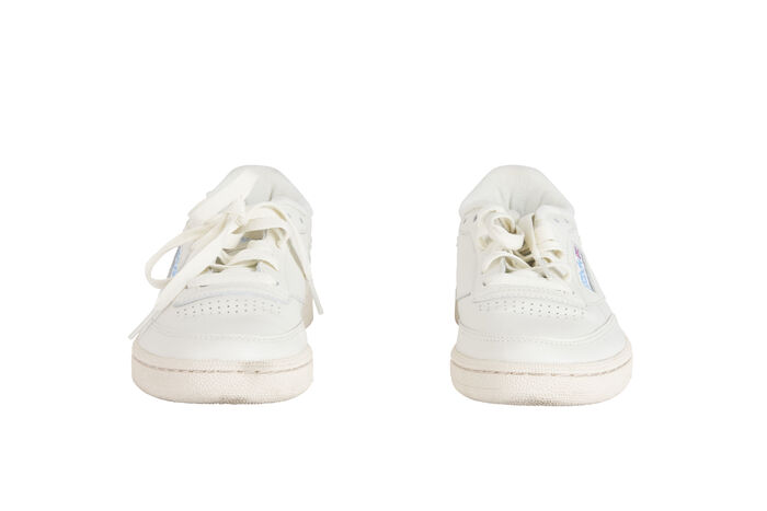Reebok Club C 85 Sneaker- Cream/Baby Blue