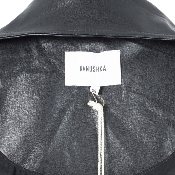 Nanushka Chiara Vegan Leather Trench Coat