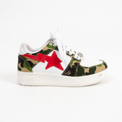 Bape Camo Bapesta Low with Patent Star