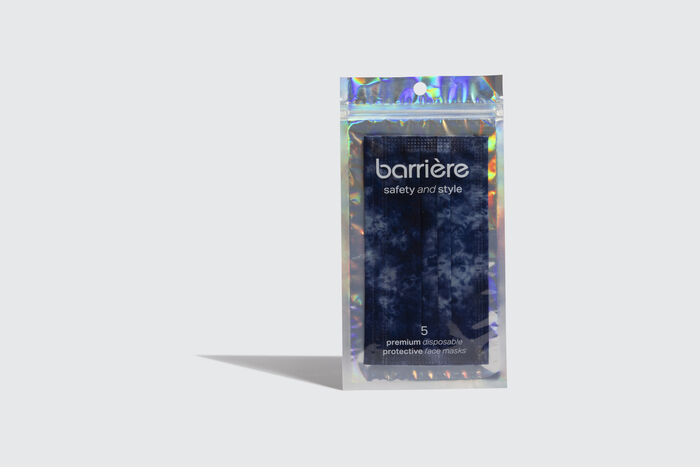 Tie Dye Mask Pack - Indigo