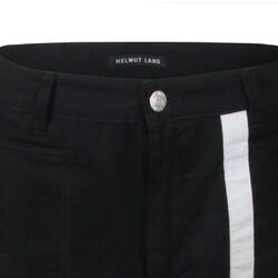Helmut Lang Cropped Trousers with Pocket Tab