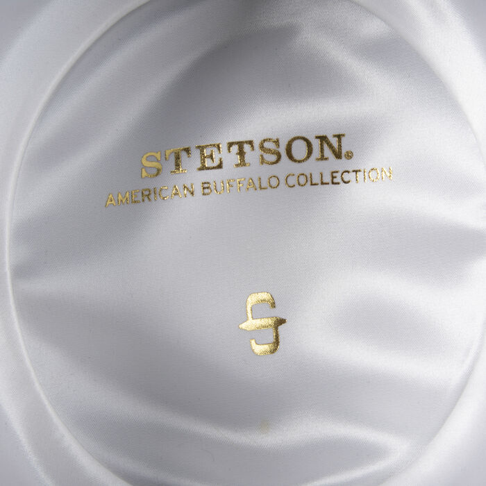 Stetson Amish Buffalo Fur Felt Open Crown Fedora Hat