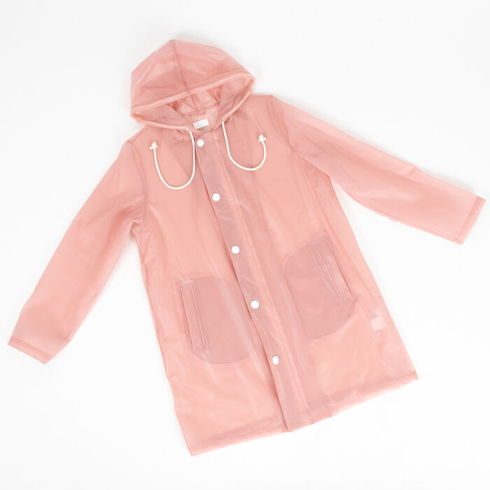 Mother Semi Transparent Raincoat
