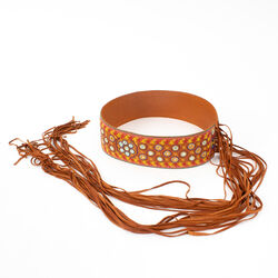 Christian Dior Leather Tie Belt