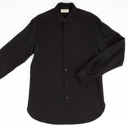 Saint Laurent Tonal Leopard Button Down Shirt