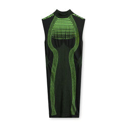 MISBHV x KITH Mini Dress in Black/Neon Green