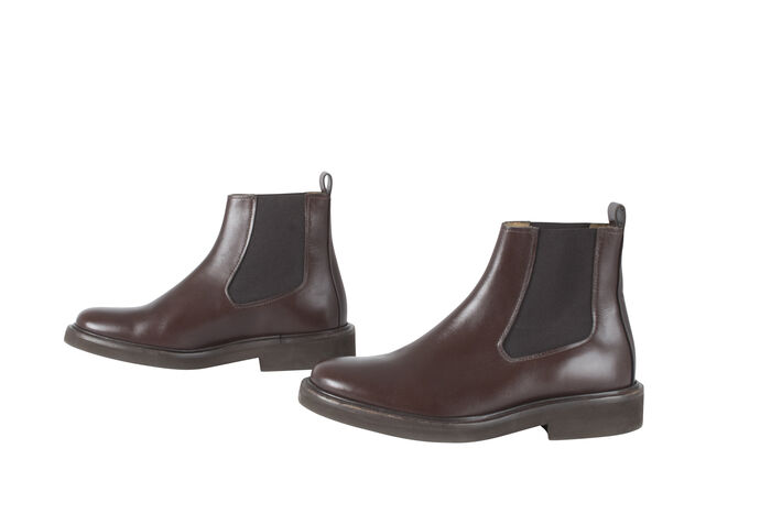 A.P.C. Dark Brown Chelsea Boots