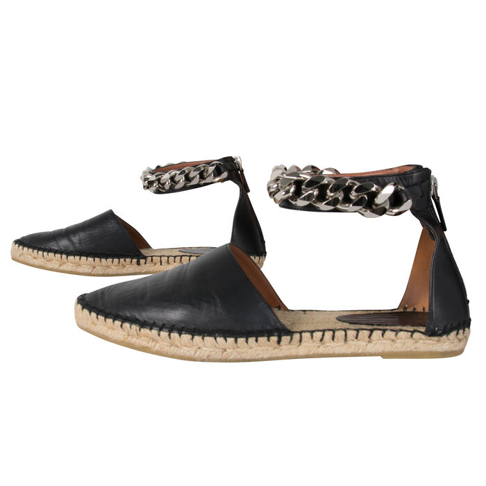 Givenchy Espadrille Sandals with Chain detail