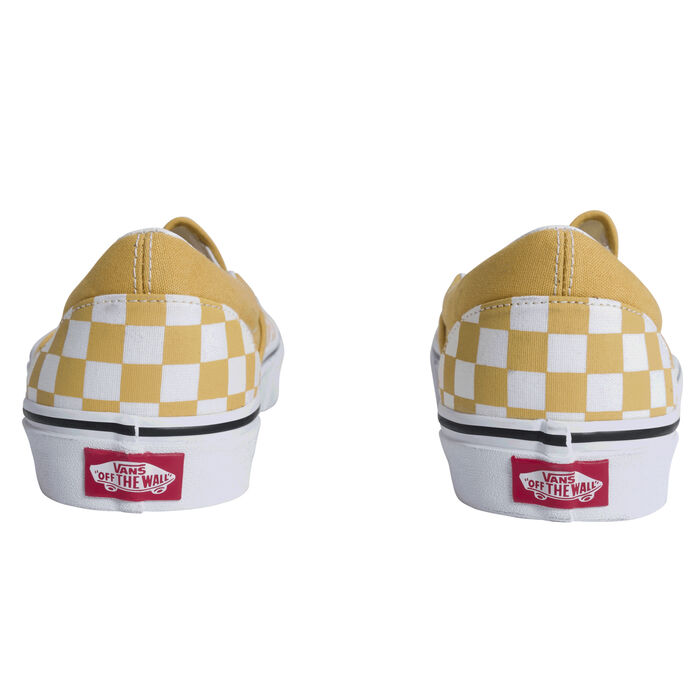 Vans Classic Slip On Checkerboard Ochre True White