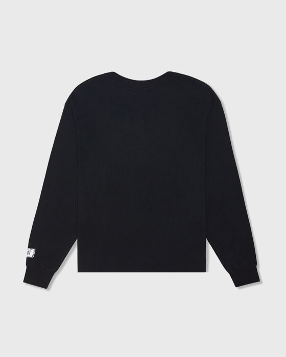 Baseball Long Sleeve Tee - Black