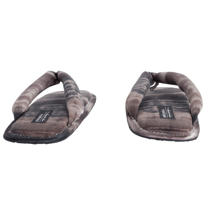 Pedro Garcia x Raquel Allegra Kaname Kimono Tie Dye Sandals - Purple