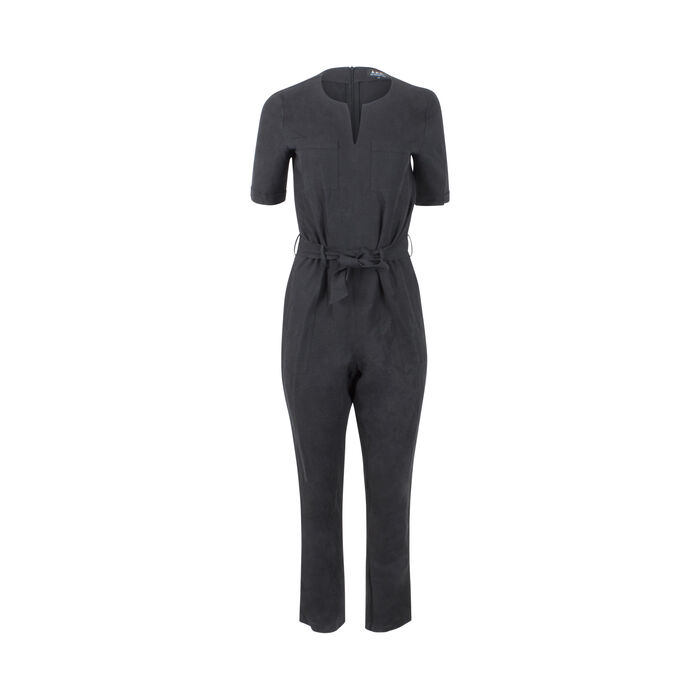 A.P.C. Belted Short Sleeve Jumpsuit