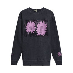 Daisies Crewneck By Chris Lloyd- Black