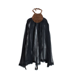 Lolli- Sheer Pleated Suede Halter Top
