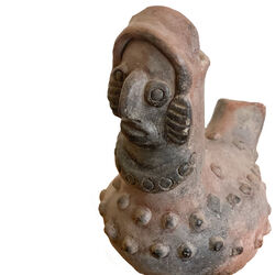 Chimu Culture Ceramic Effigy Vessel
