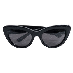 Balenciaga Cat Eye Black Acetate Logo Sunglasses