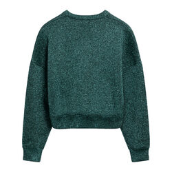 Alexander Wang Sparkle Knit Cropped Sweater