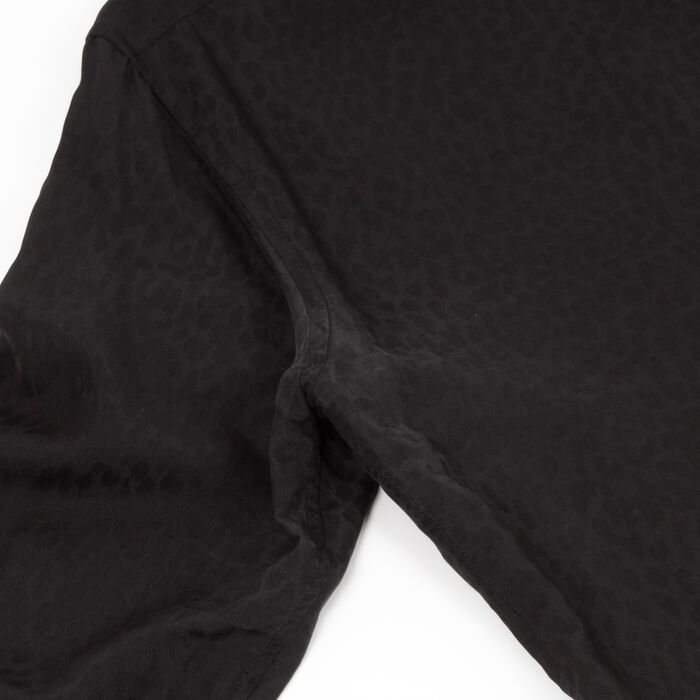 Saint Laurent Tonal Leopard Button Down Shirt