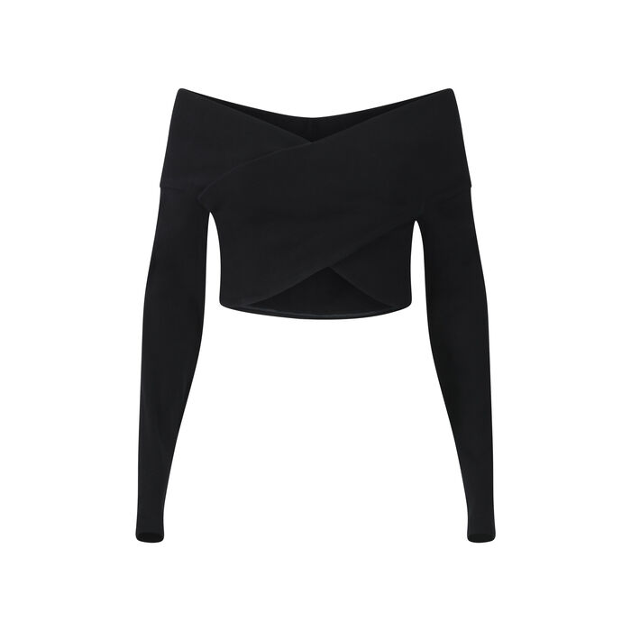 Opening Ceremony Long Sleeve Crop Top