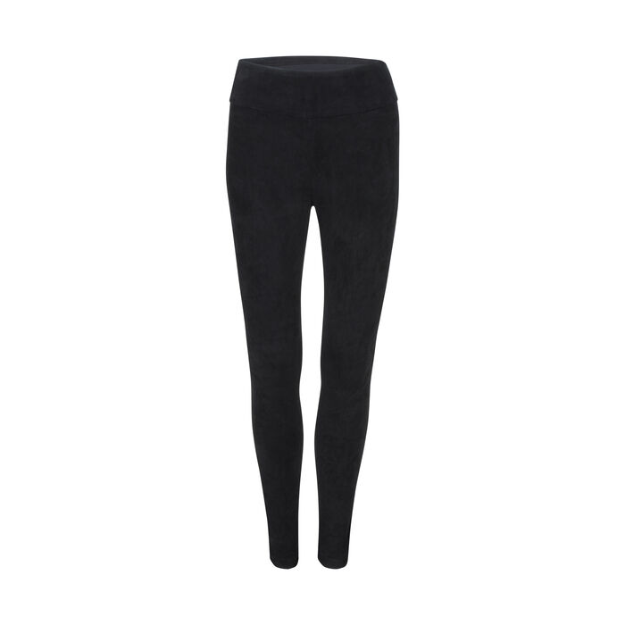 Offtrack Leggings Black Suede
