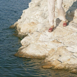 SAHARA Sandal : Cinnamon Suede in Carnelian Gemstone Grid