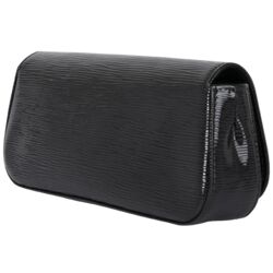 Louis Vuitton Black Epi and Patent Leather Clutch