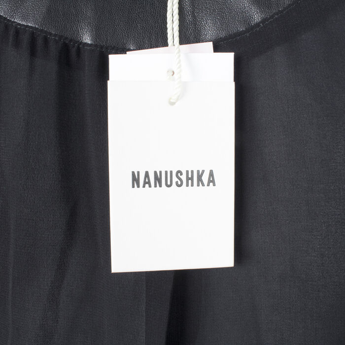 Nanushka Chiara Vegan Leather Trench Coat