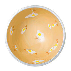 Small Round Standing Bowl - Breakfast