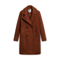Frank and Oak Rust Wool Coat