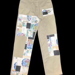 Axecents Map Pack Regular Fit Work Pants - Khaki