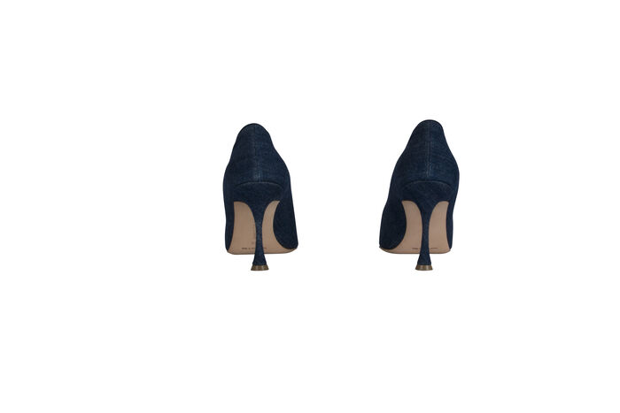 Manolo Blahnik Denim Pumps