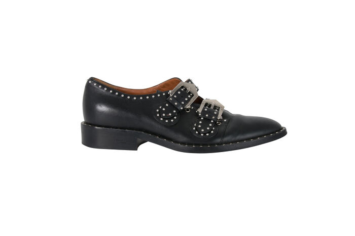Givenchy Elegant Studded Double Monk Oxford