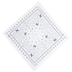 DOOZ Gemini Bandana + Keychain Set in White